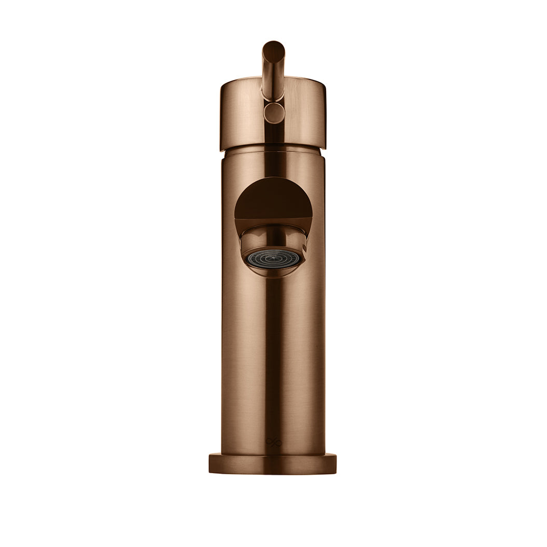 Meir Round Basin Mixer Lustre Bronze