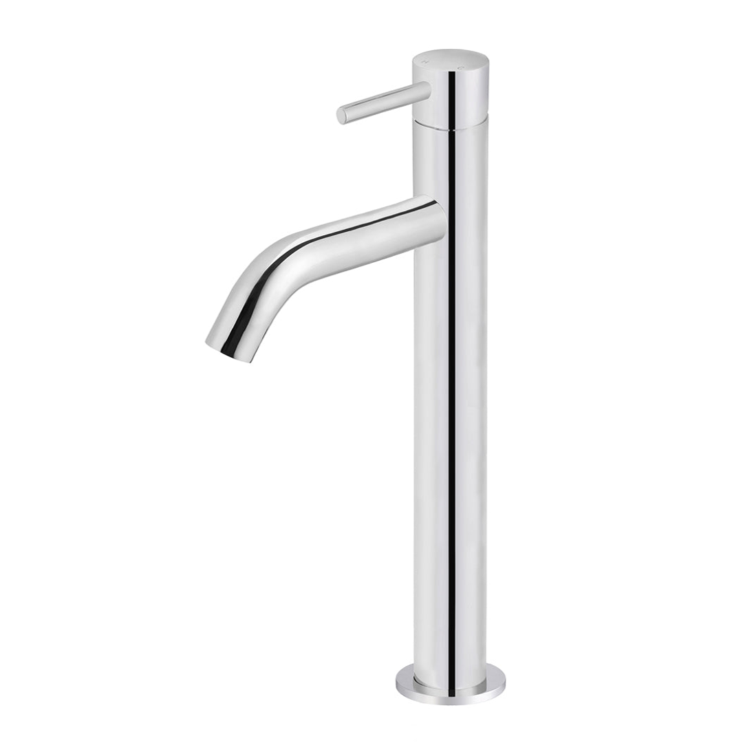 Meir Piccola Tall Basin Mixer Tap With 130Mm Spout Polished Chrome
