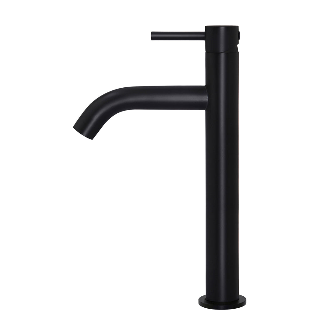 Meir Piccola Tall Basin Mixer Tap With 130Mm Spout Matte Black