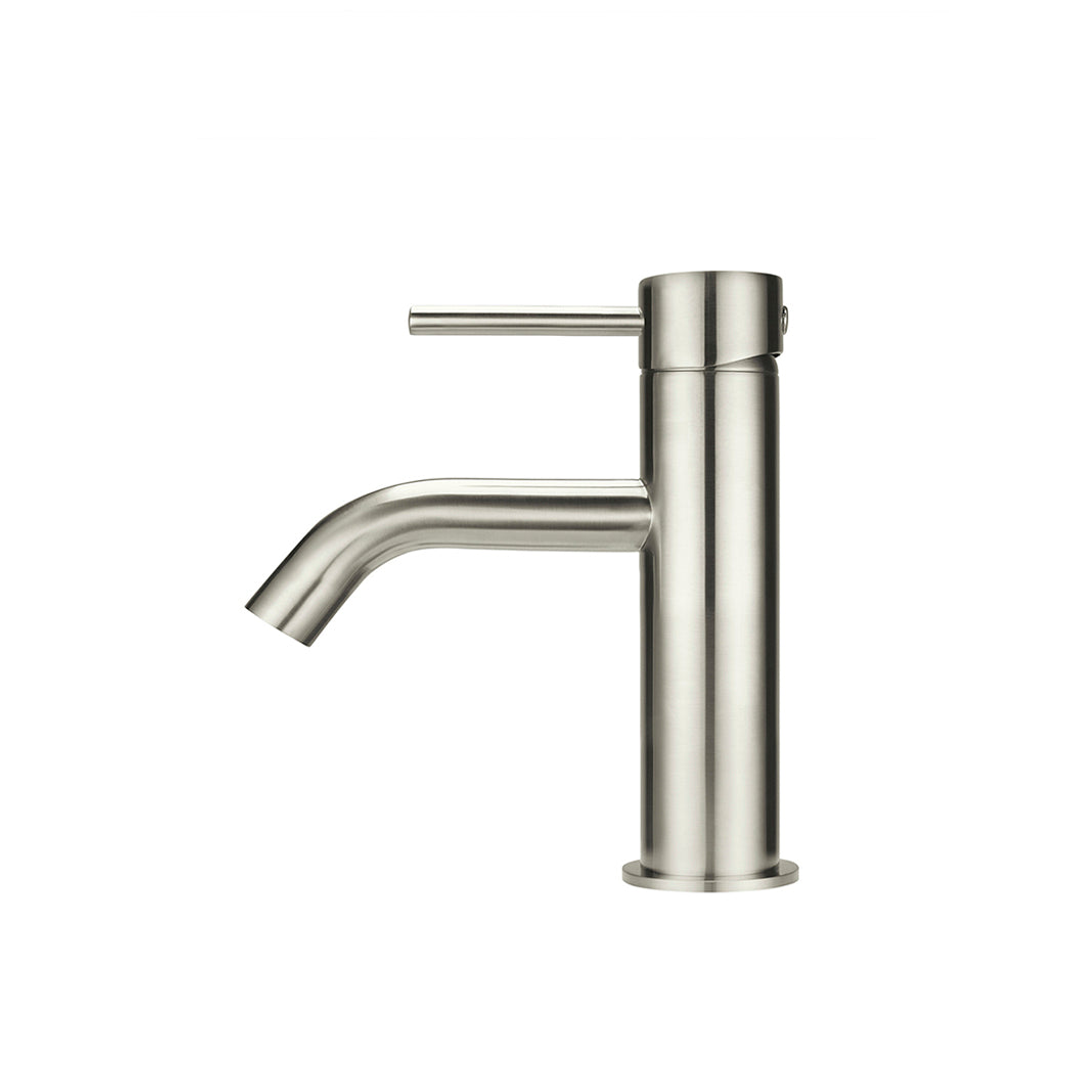 Meir Piccola Basin Mixer Tap Brushed Nickel