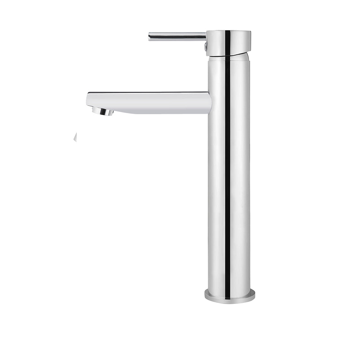 Meir Round Tall Basin Mixer Brushed Nickel