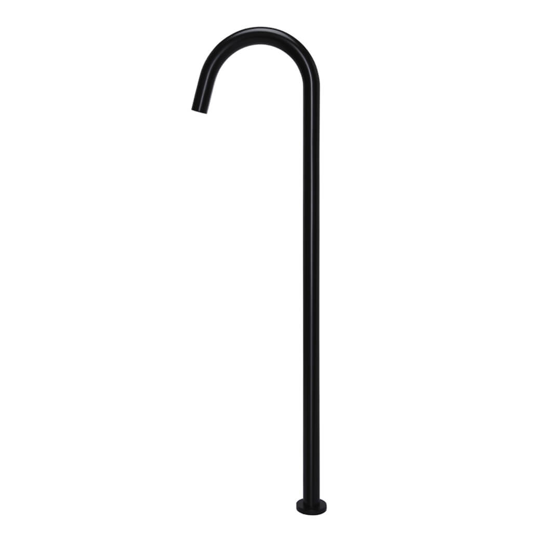 Meir Round Freestanding Bath Spout Matte Black