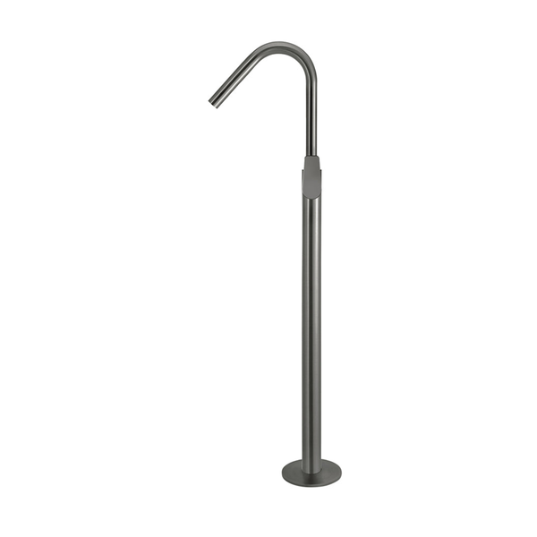 Meir Round Paddle Freestanding Bath Spout And Hand Shower Shadow Mb09Pd-Pvdgm