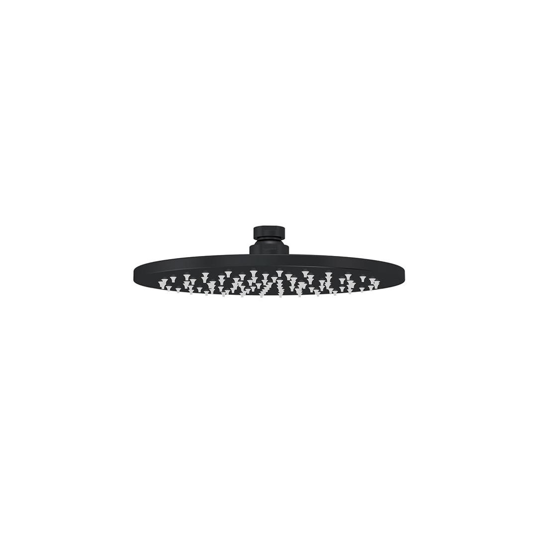Meir Round Shower Rose 200Mm Matte Black