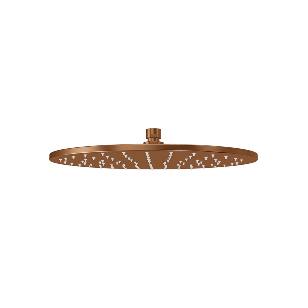Meir Round Shower Rose 300Mm Lustre Bronze