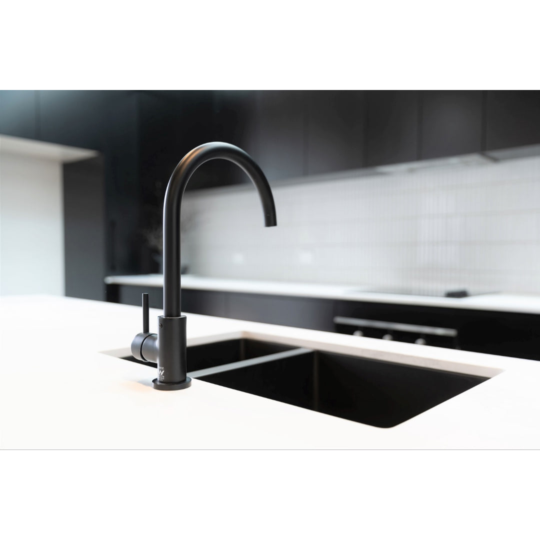 Meir Double Bowl Pvd Kitchen Sink 670mm - Brushed Gun Metal
