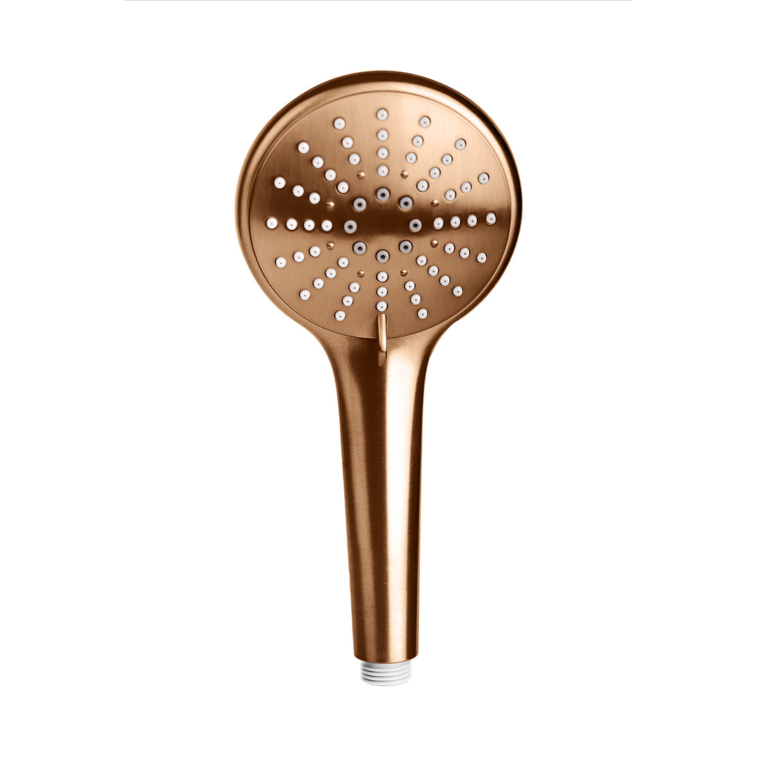 Meir Round Hand Shower Three Function Lustre Bronze