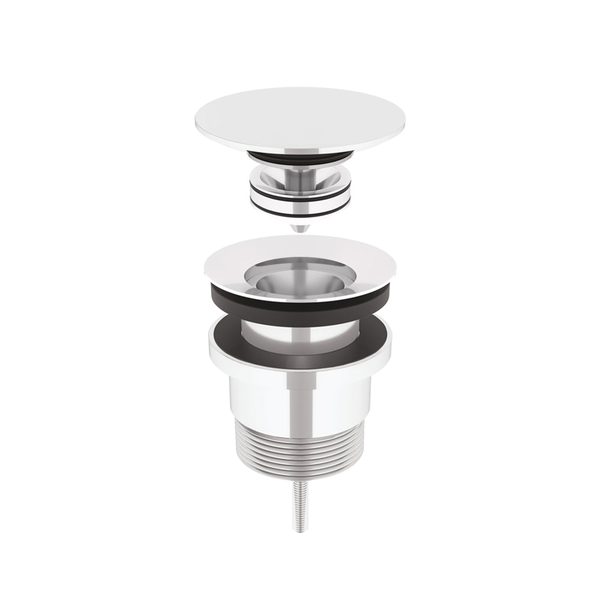 Meir Universal All In One Pop Up Waste Basin & Bath Polished Chrome