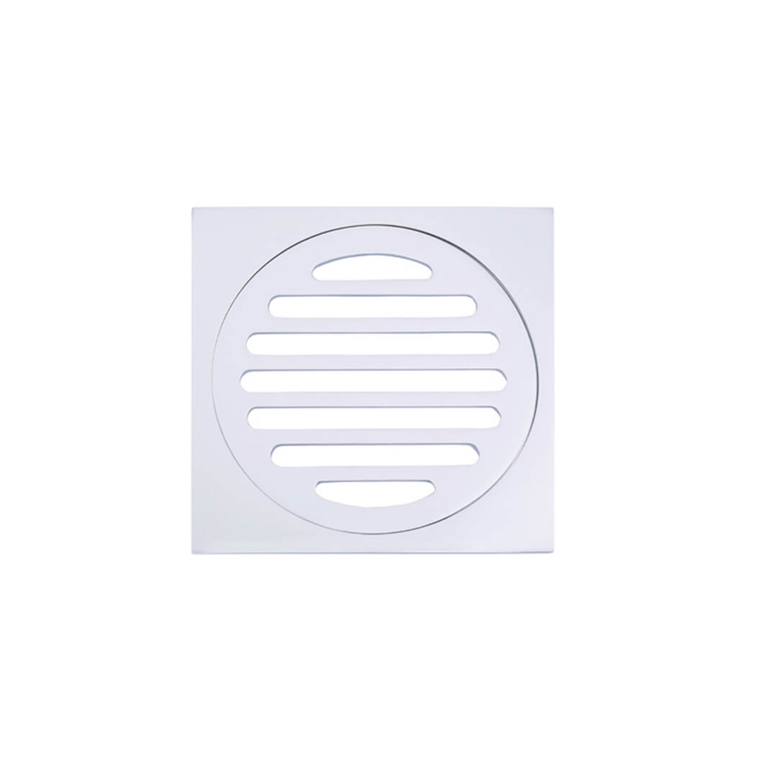 Meir Square Floor Grate Shower Drain 100Mm Outlet Polished Chrome