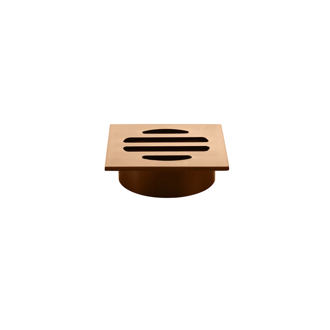 Meir Square Floor Grate Shower Drain 50Mm Outlet Lustre Bronze