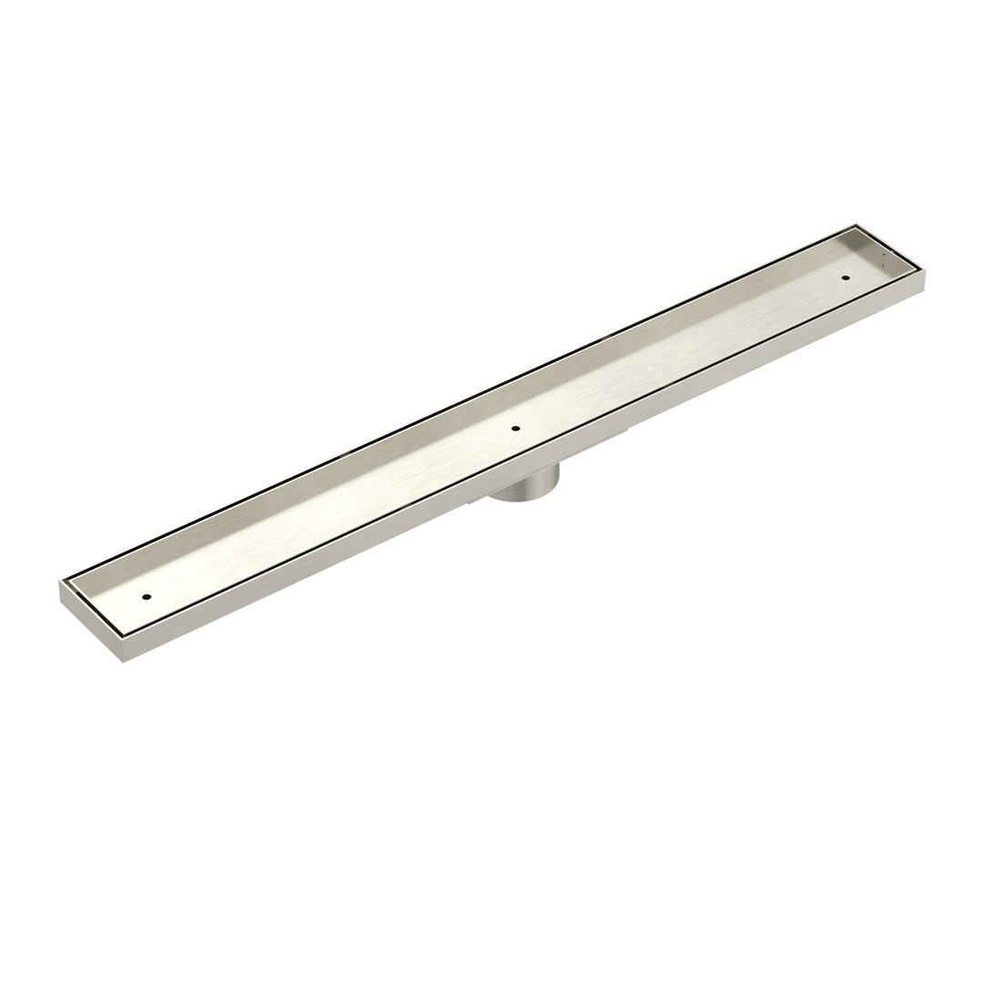 Meir Shower Channel Waste 900Mm With Tile Insert Brushed Nickel Mp06F-T900-Pvdbn