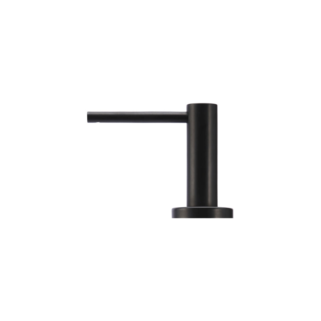 Meir Round Soap Dispenser Matte Black