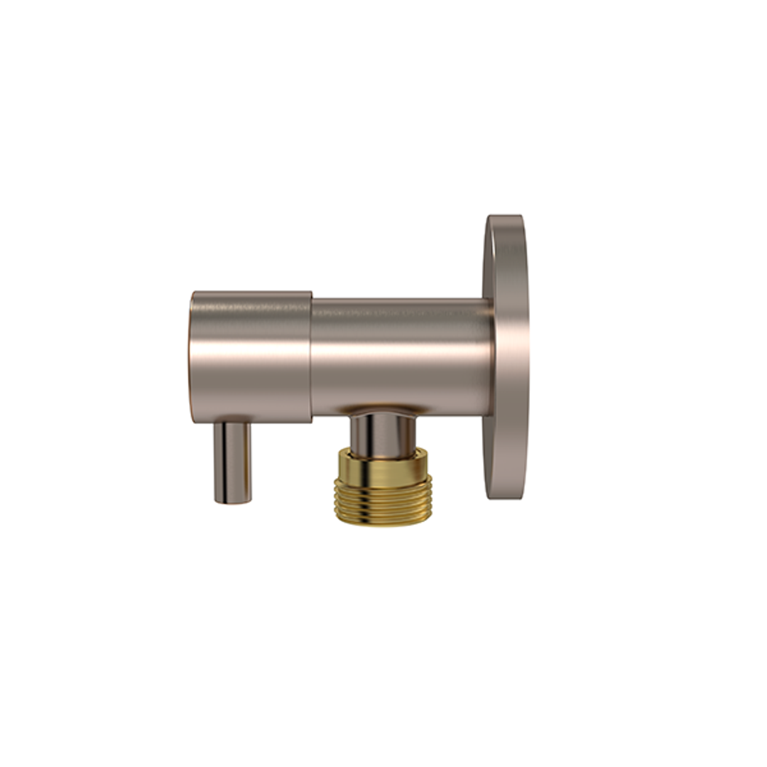 Meir Mp11Pn Mini Stop Cistern Tap Champagne