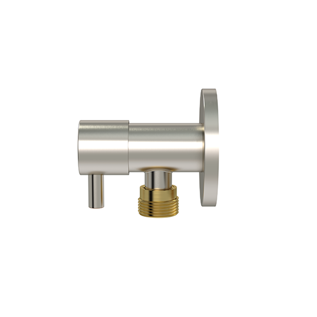 Meir Mp11Pn Mini Stop Cistern Tap Brushed Nickel