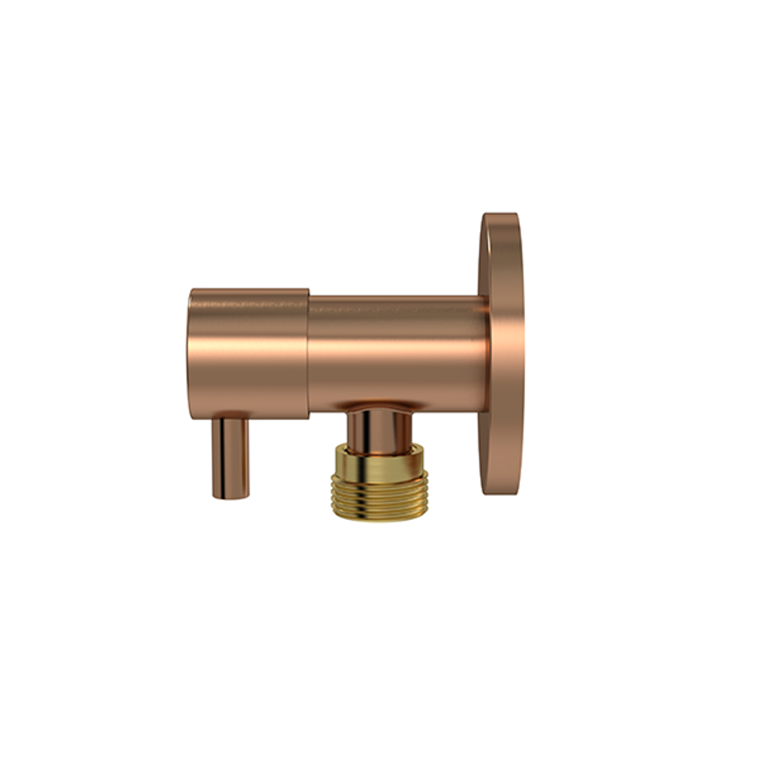 Meir Mp11Pn Mini Stop Cistern Tap Lustre Bronze