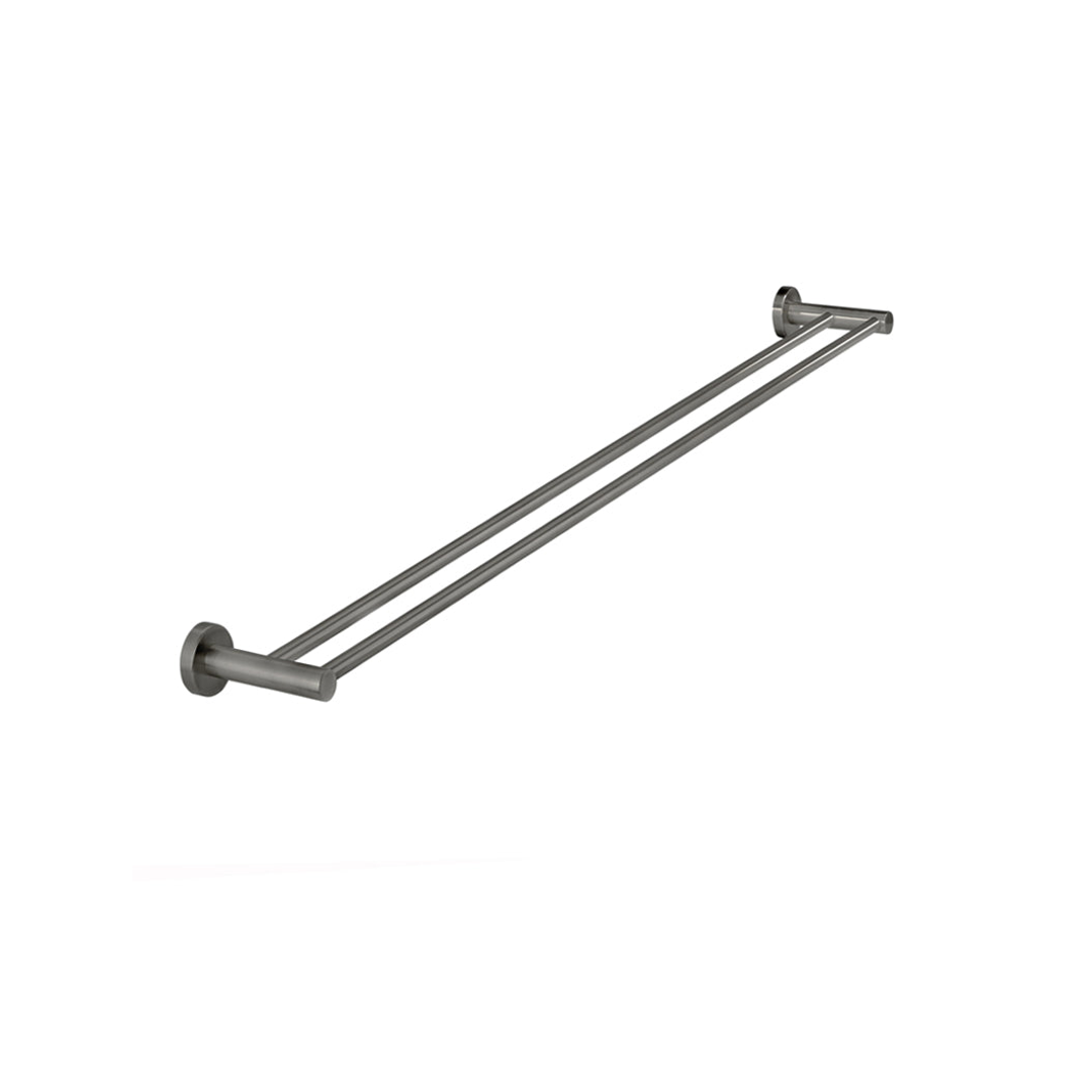 Meir Round Double Towel Rail 900Mm Shadow