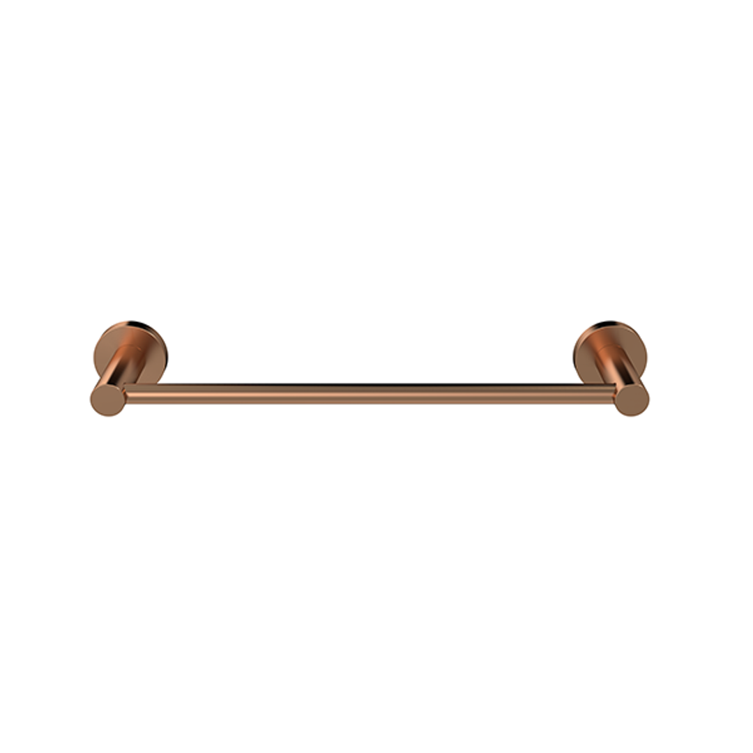 Meir Single Towel Rail 300Mm Lustre Bronze