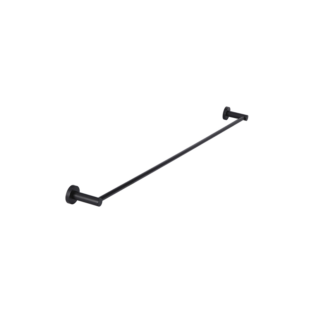 Meir Round Single Towel Rail 900Mm Matte Black