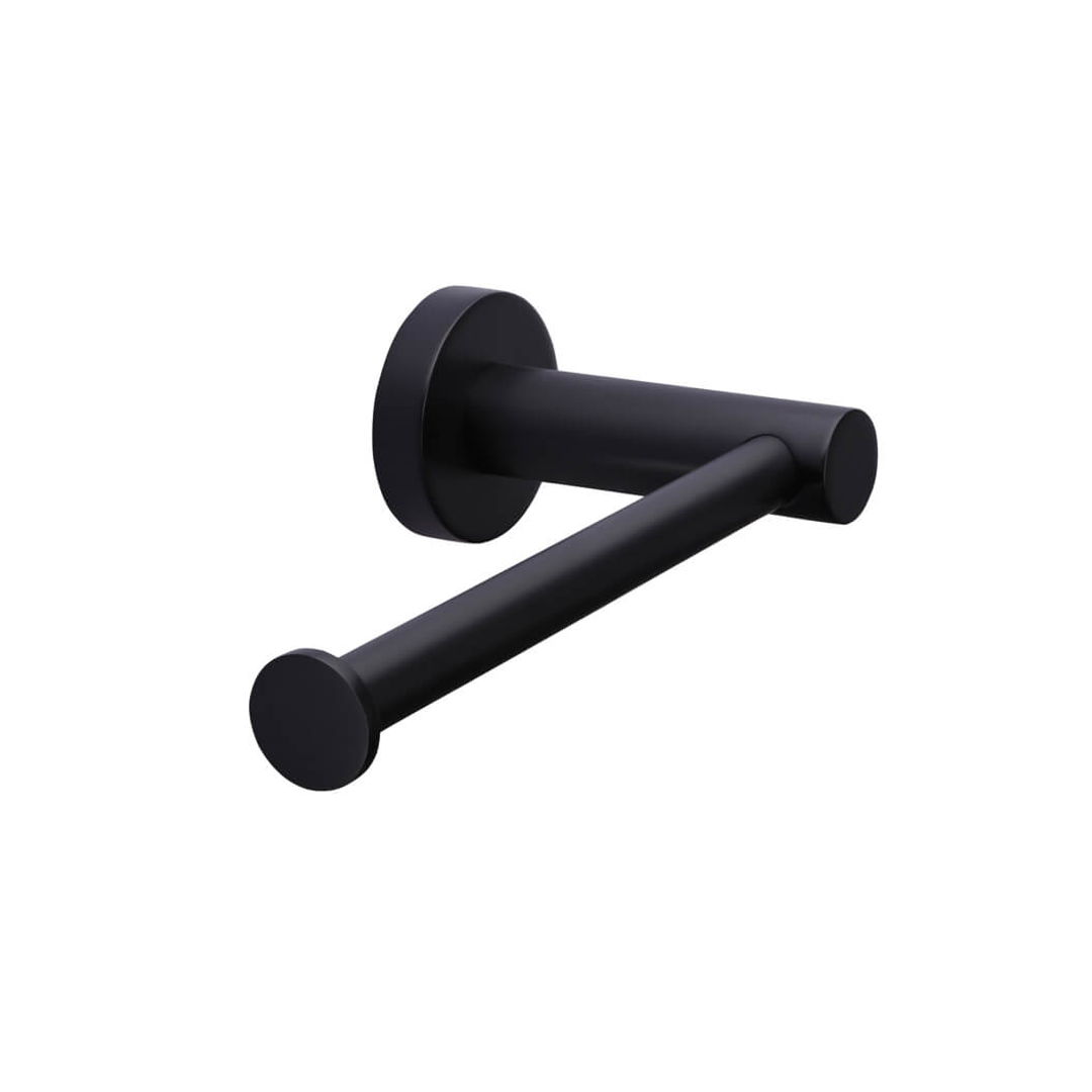 Meir Round Toilet Roll Holder Matte Black