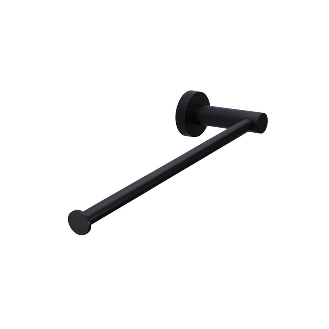 Meir Round Guest Towel Rail Matte Black