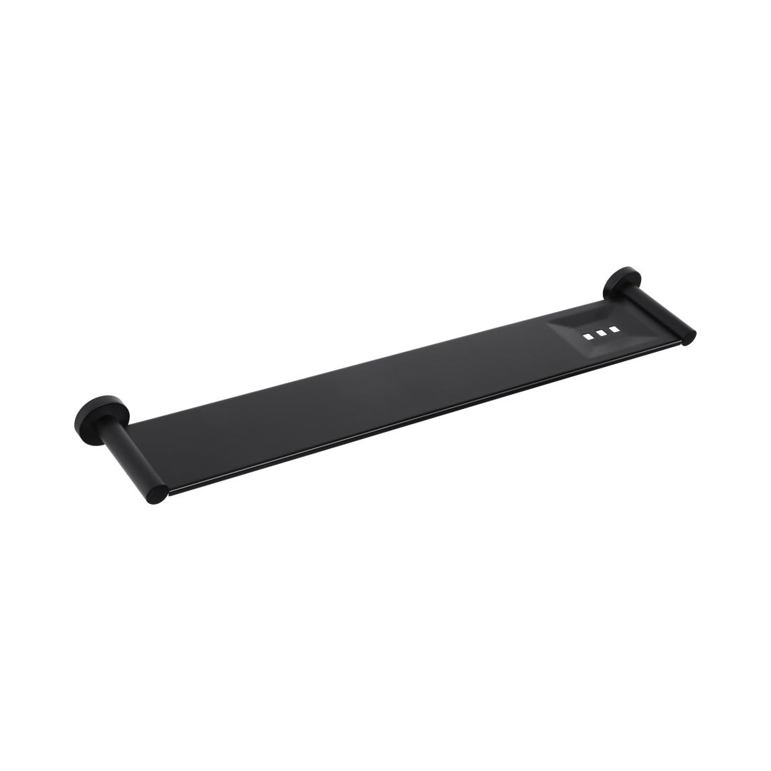 Meir Round Bathroom Shelf Matte Black