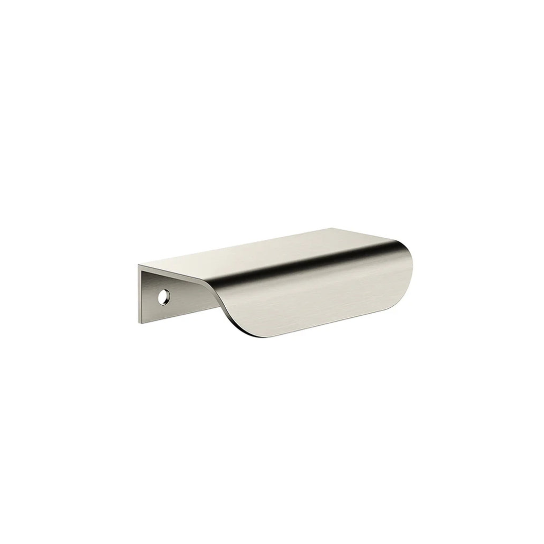 Meir Oppen Edge Pull 75Mm Cabinet Handle Brushed Nickel