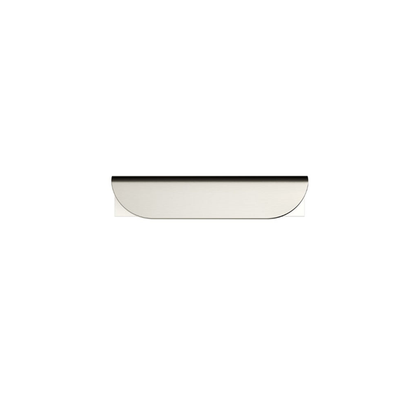 Meir Oppen Edge Pull 75Mm Cabinet Handle Brushed Nickel