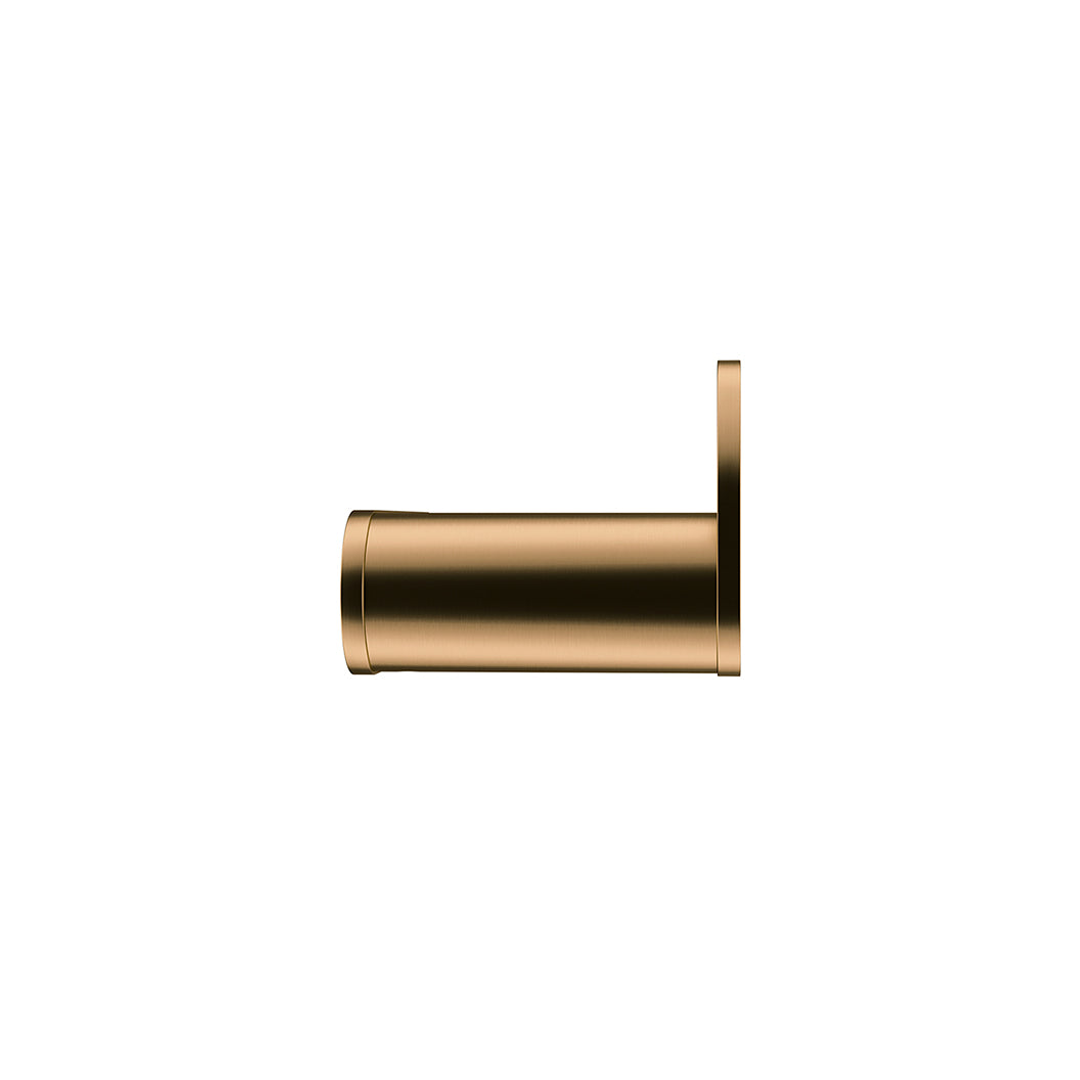Meir Curvae Double Robe Hook Lustre Bronze