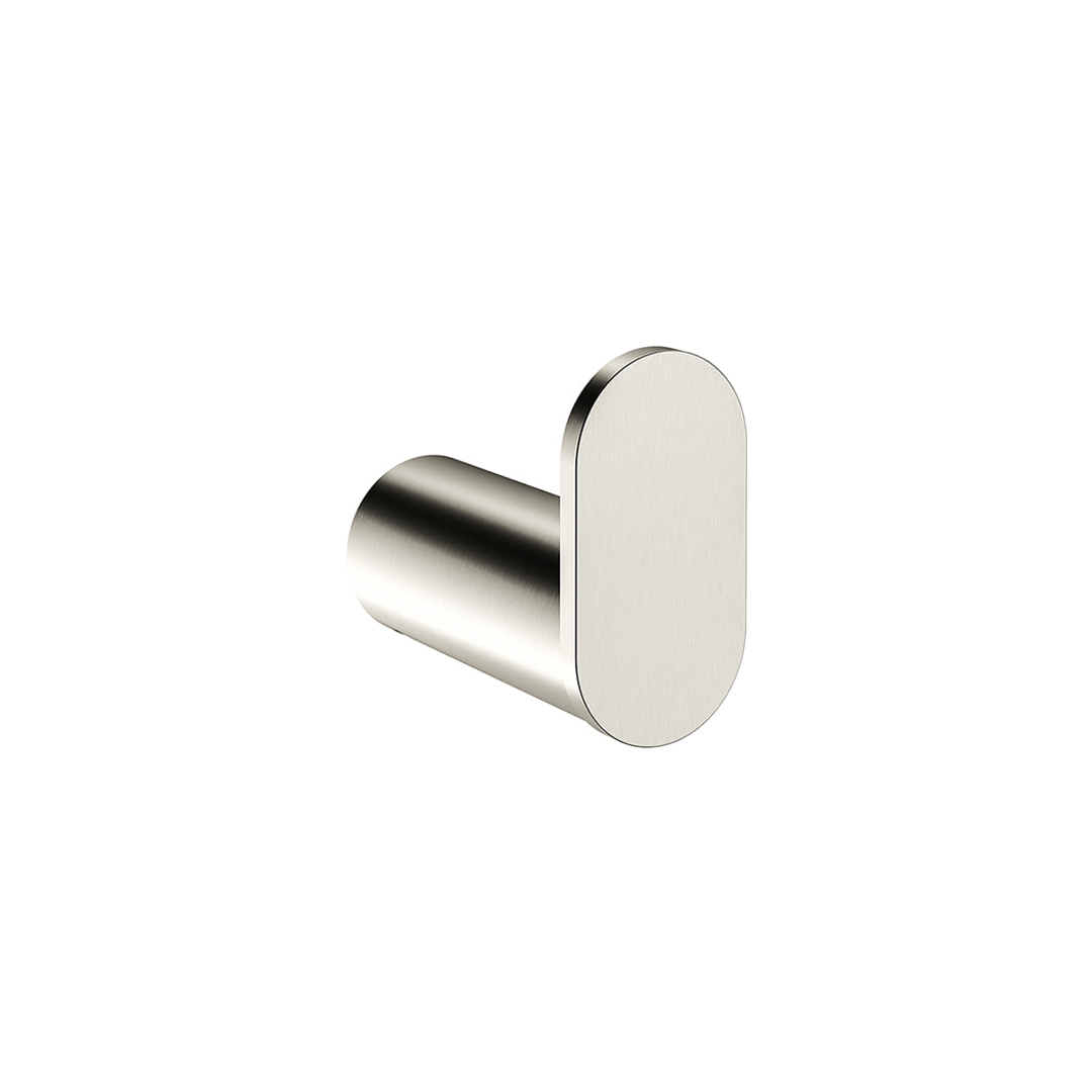 Meir Curvae Single Robe Hook Brushed Nickel