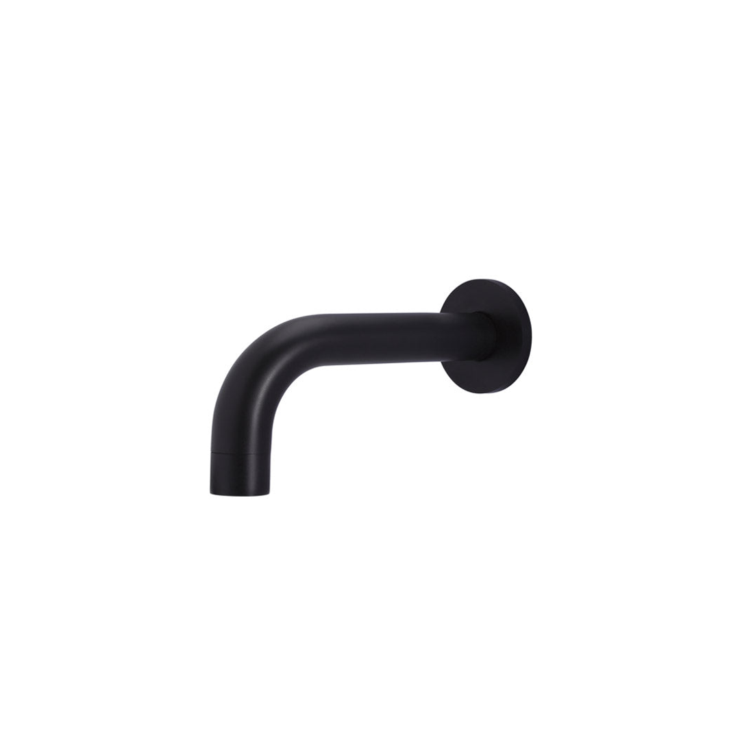 Meir Universal Round Curved Spout 130Mm Matte Black