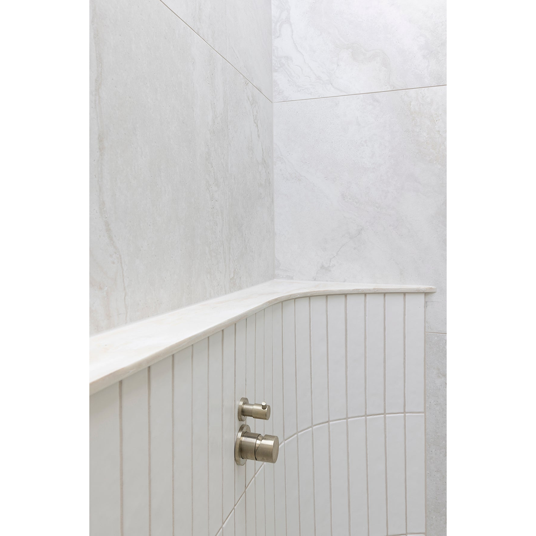 Meir Round Diverter Mixer Pinless Handle Finish Kit Brushed Nickel