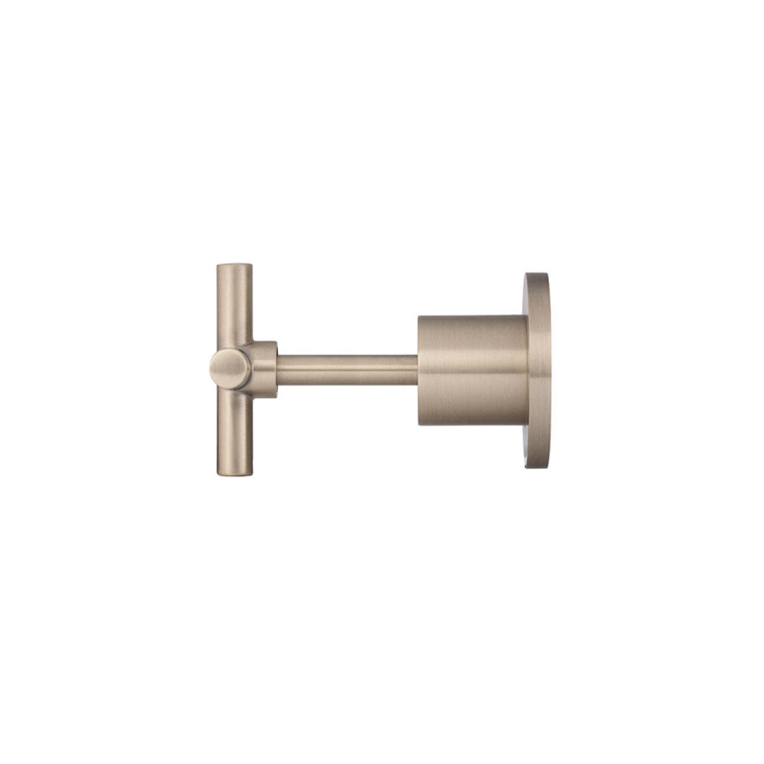 Meir Cross Handle Jumper Valve Wall Top Assemblies Champagne