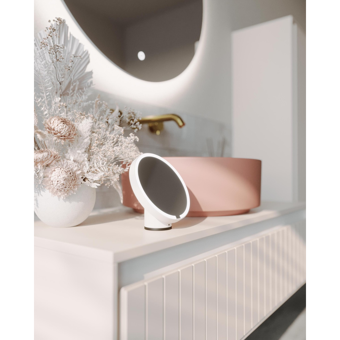 Remer Sphere 800 Round Led Mirror Demisterbluetooth With Mirage Magnifier
