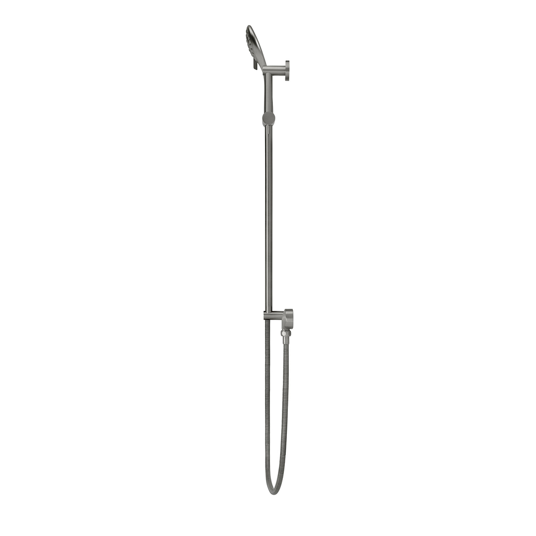 Meir Round Three Function Hand Shower On Rail Column Shadow
