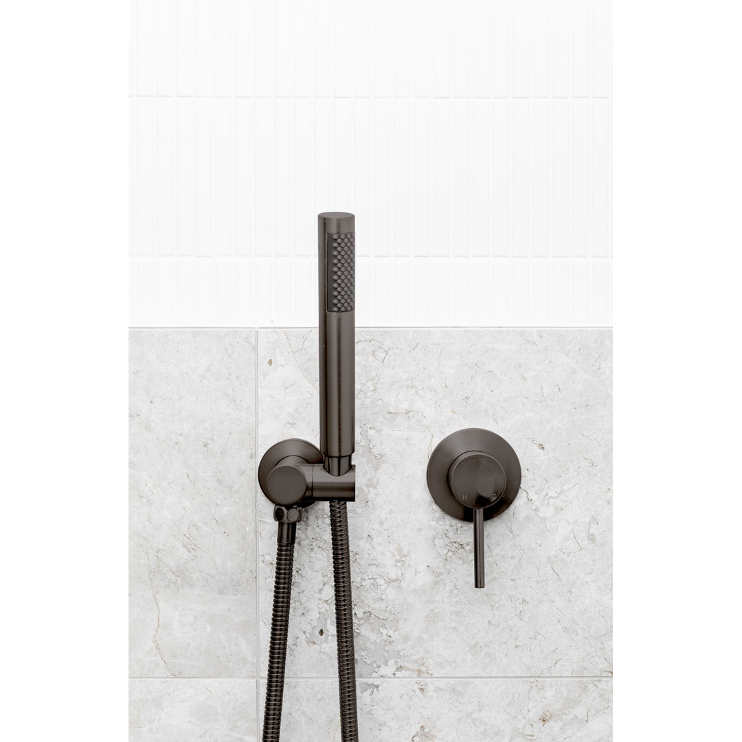 Meir Round Shower On Bracket Shadow