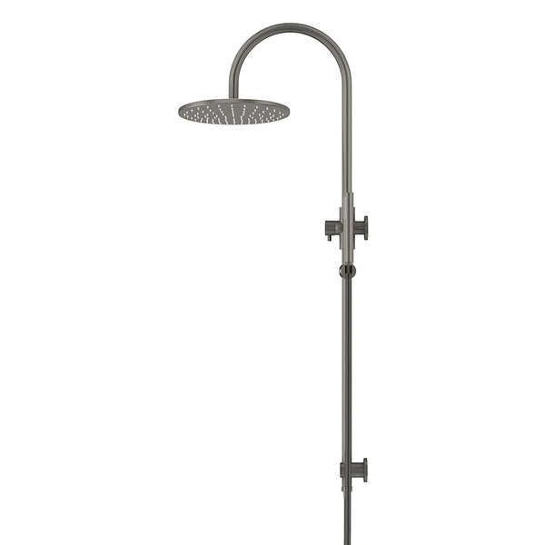 Meir 300Mm Round Overhead Shower Set Single Function Hand Shower Shadow