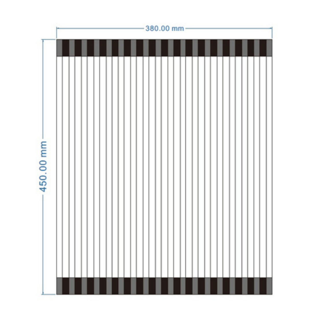 Meir Lavello Stainless Steel Rolling Mat Protector - Pvd Shadow Rm-01-Pvdgm