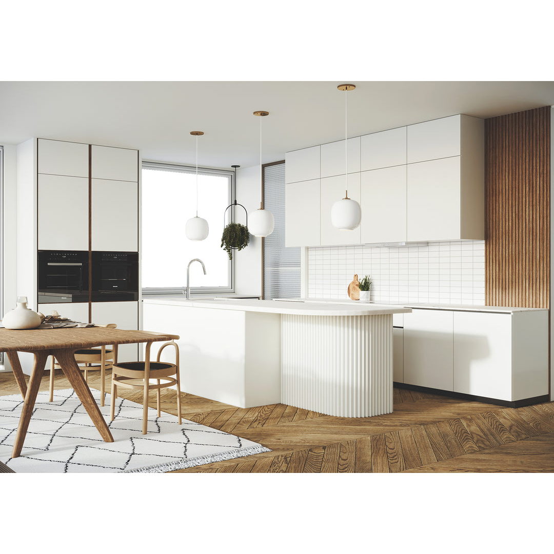 Meir Round Pinless Piccola Pull Out Kitchen Mixer Tap Polished Chrome