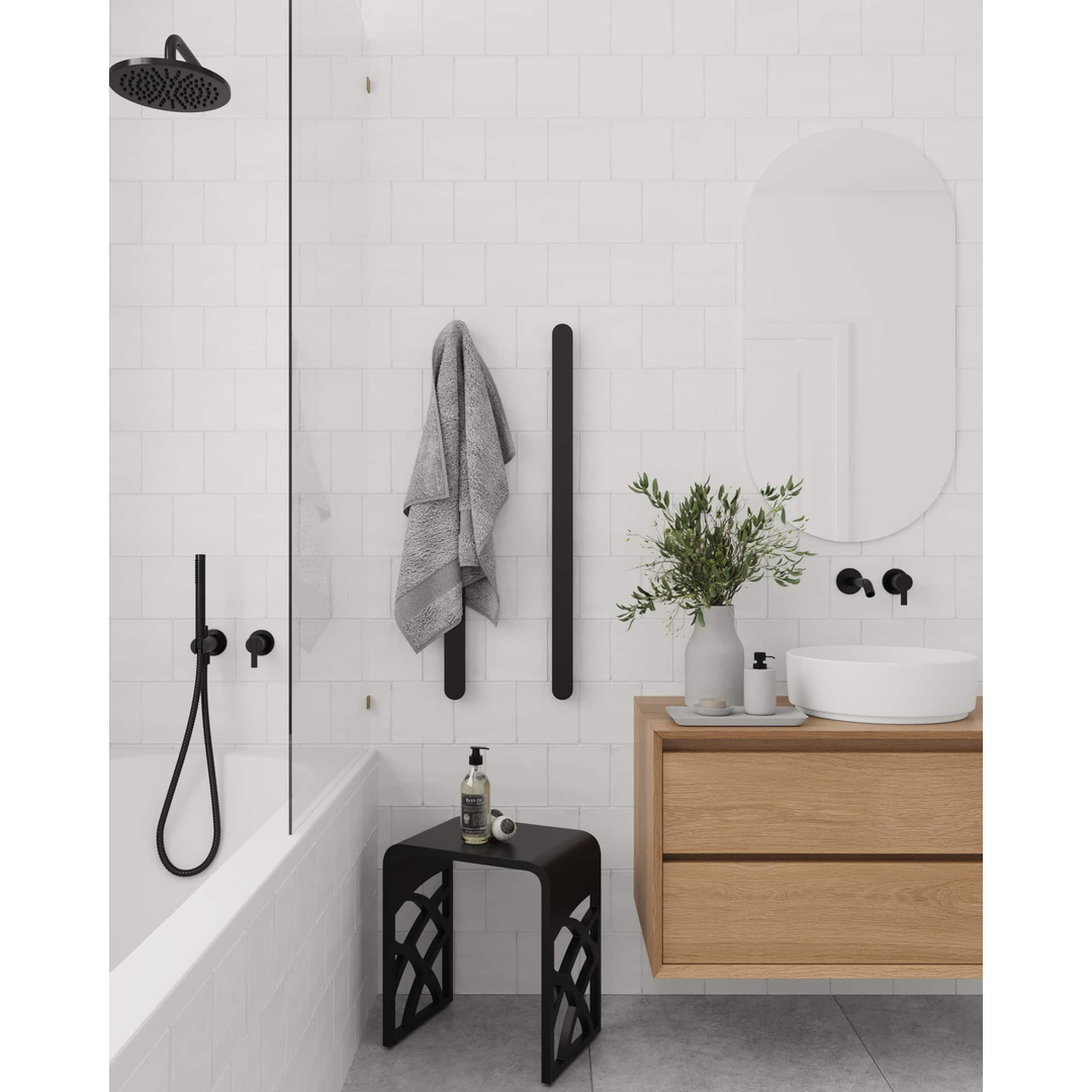 Thermogroup Ivy Shower Stool 400X270Mm - Black