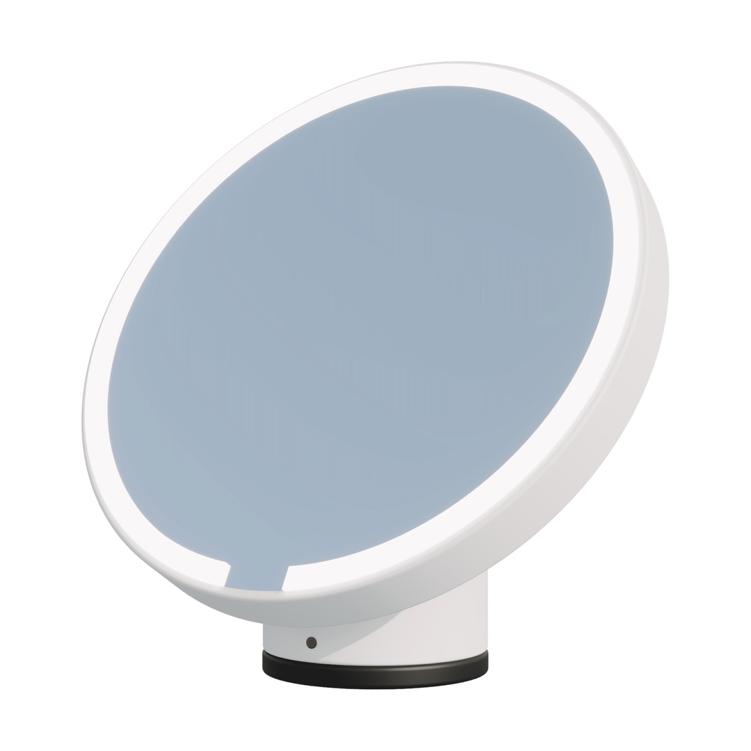 Remer Modern Round 610X610 Baltic Brass Framed Mirror With Mirage Magnifier