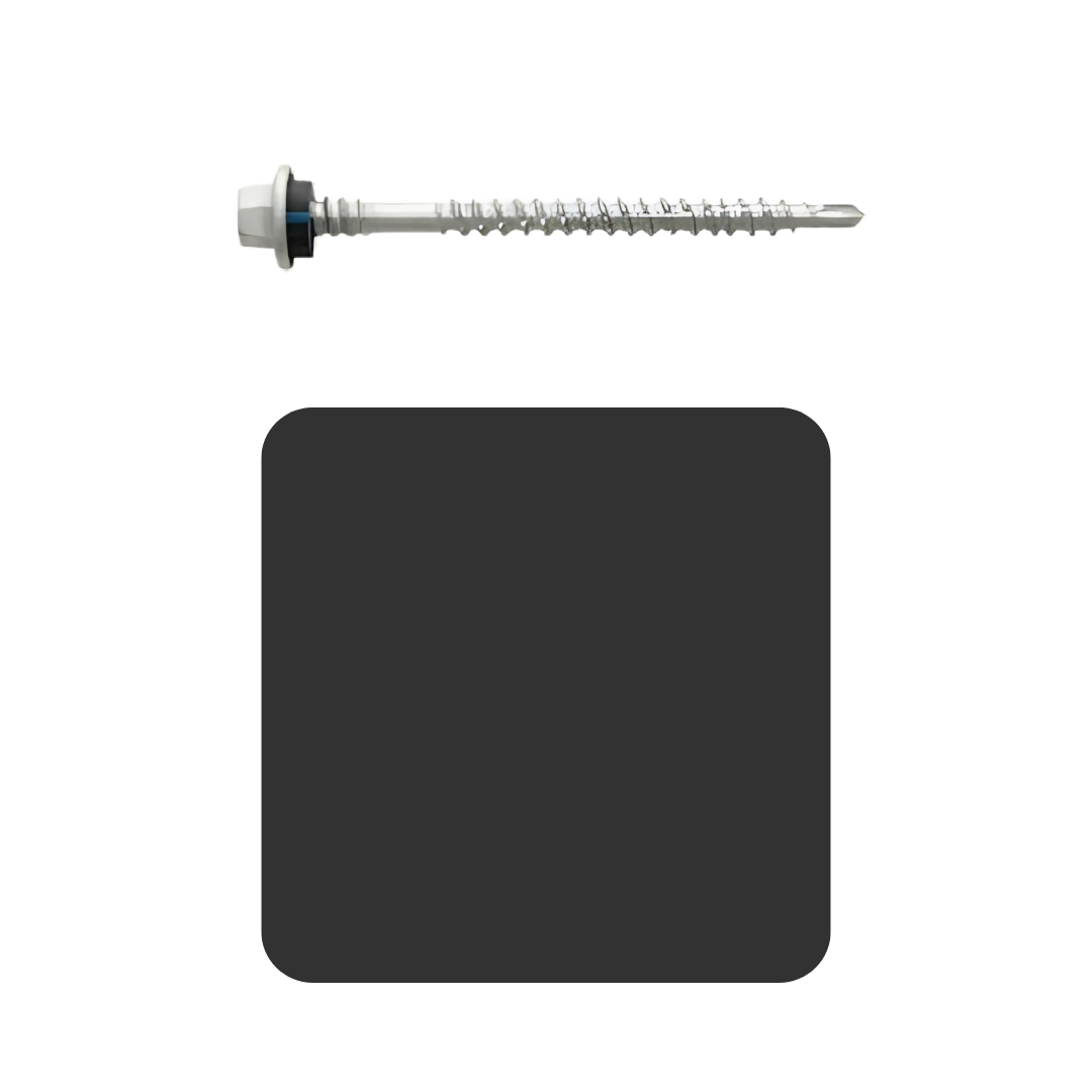 Roofing Screw Timber/Metal M6# 65mm Colorbond (1000 Pack)