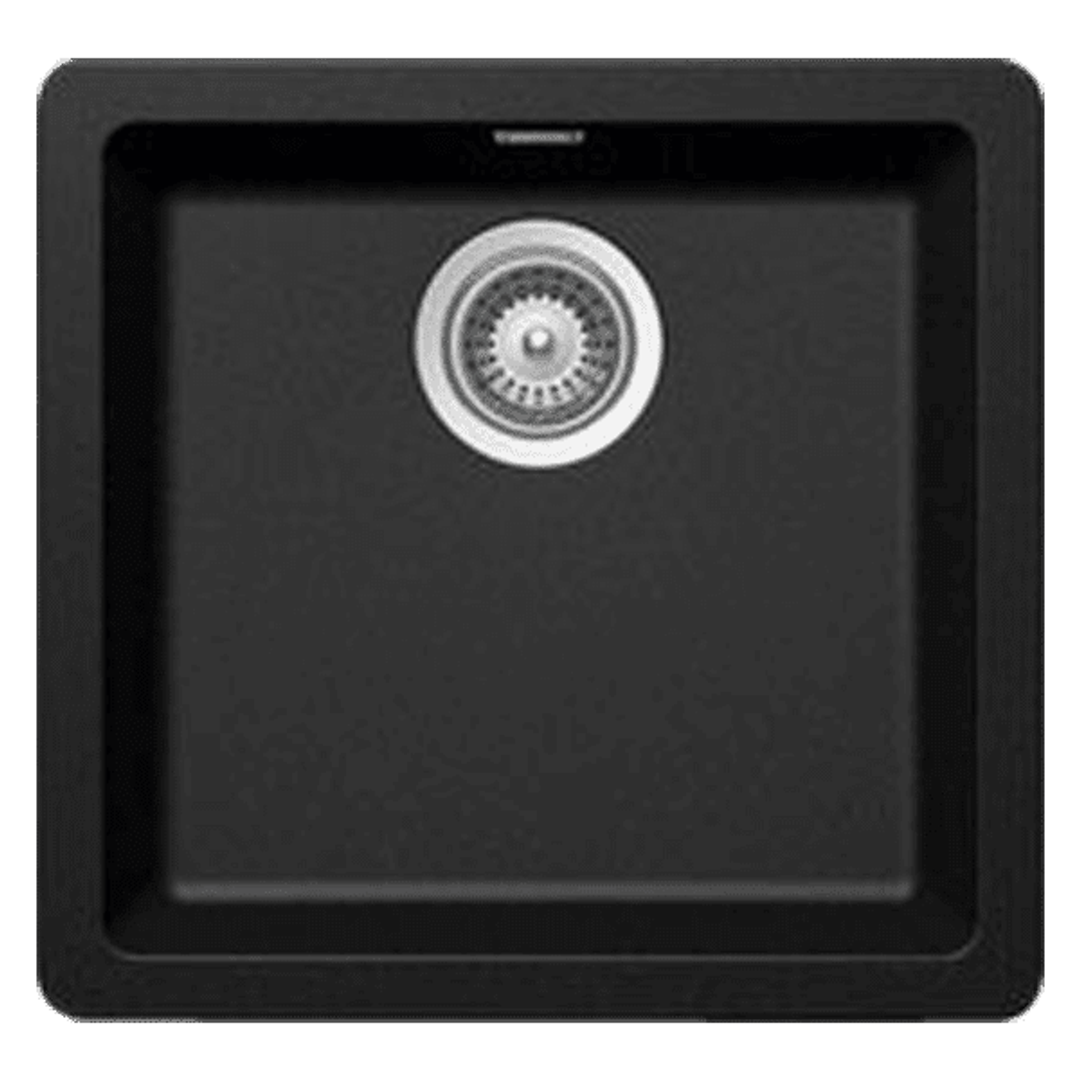 Abey Schock Soho Small Single Bowl Sink Magma N100Sb