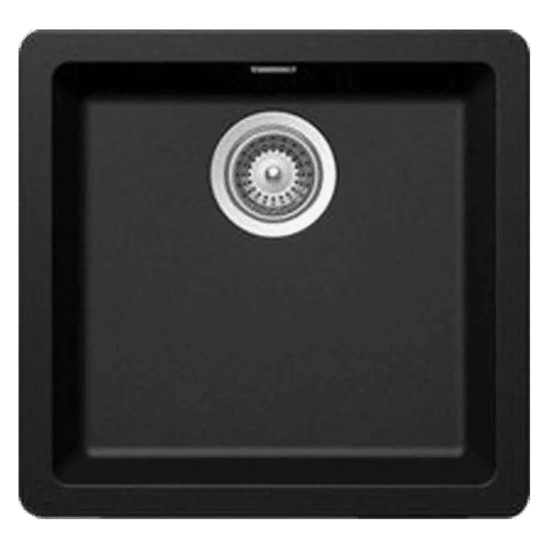 Abey Schock Soho Small Single Bowl Sink Magma N100Sb - Burdens Plumbing