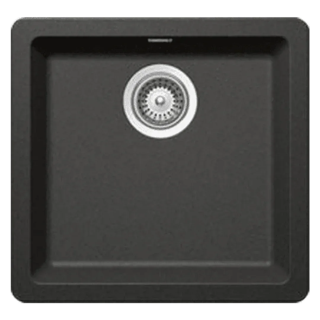 Abey Schock Soho Small Single Bowl Sink Stone N100Ss - Burdens Plumbing