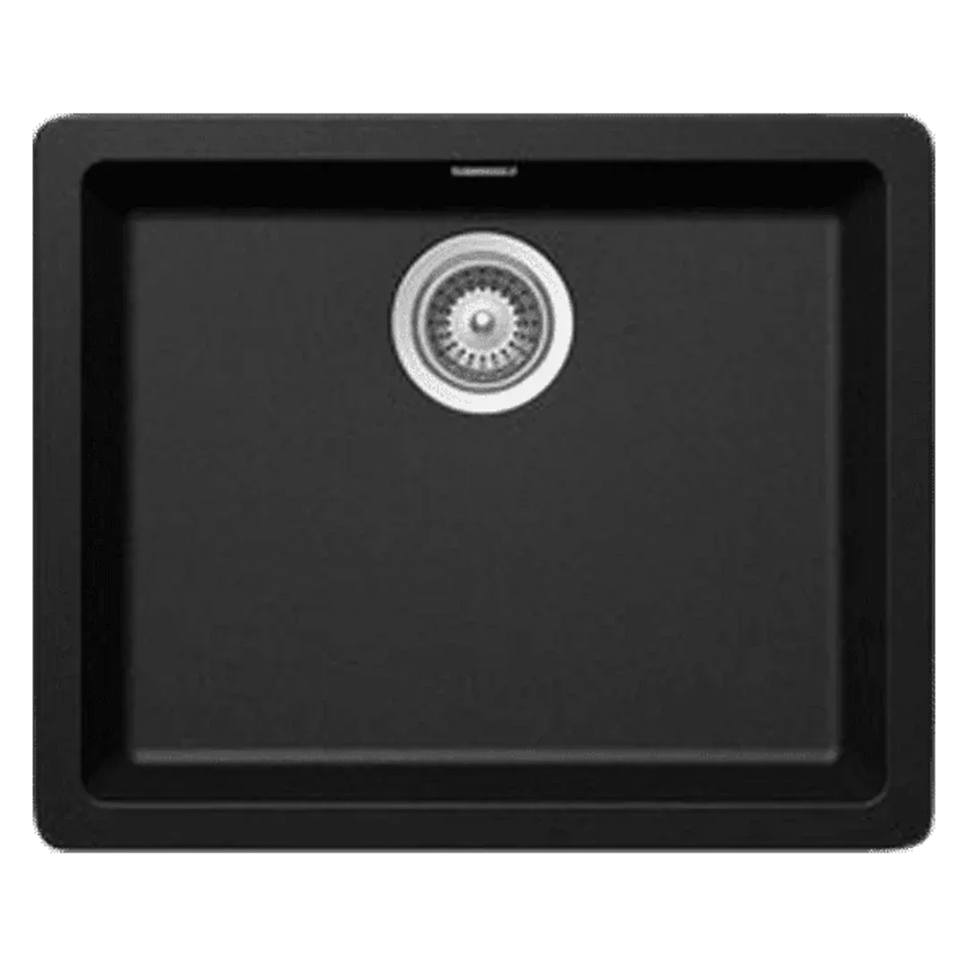 Abey Schock Soho Large Single Bowl Sink Magma N120B - Burdens Plumbing