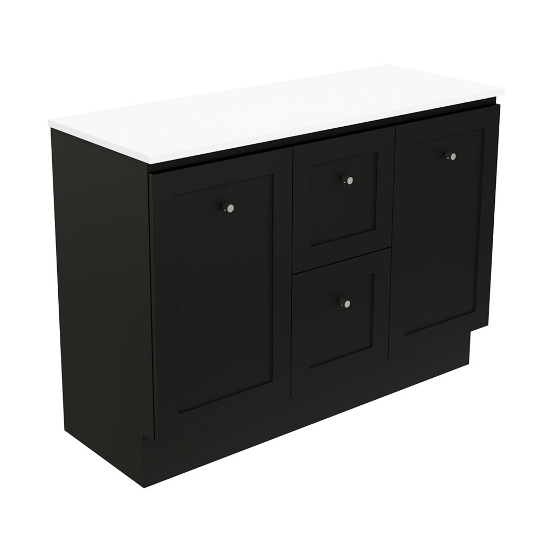 Fienza Newport 1200 Ensuite Floor Standing Vanity 2D/2Dr Cabinet Only