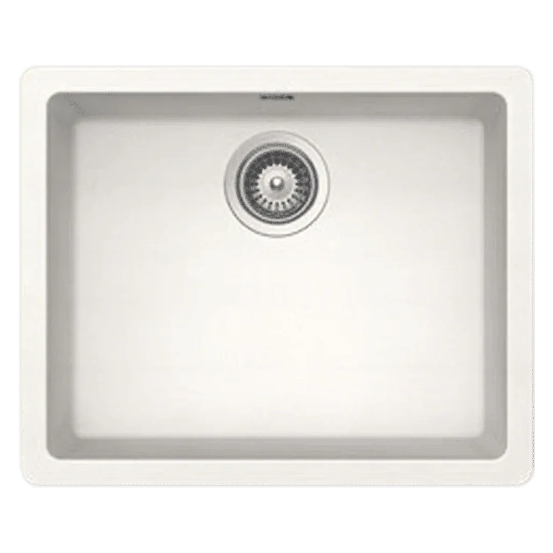 Abey Schock Soho Large Single Bowl Sink Polaris N120W - Burdens Plumbing