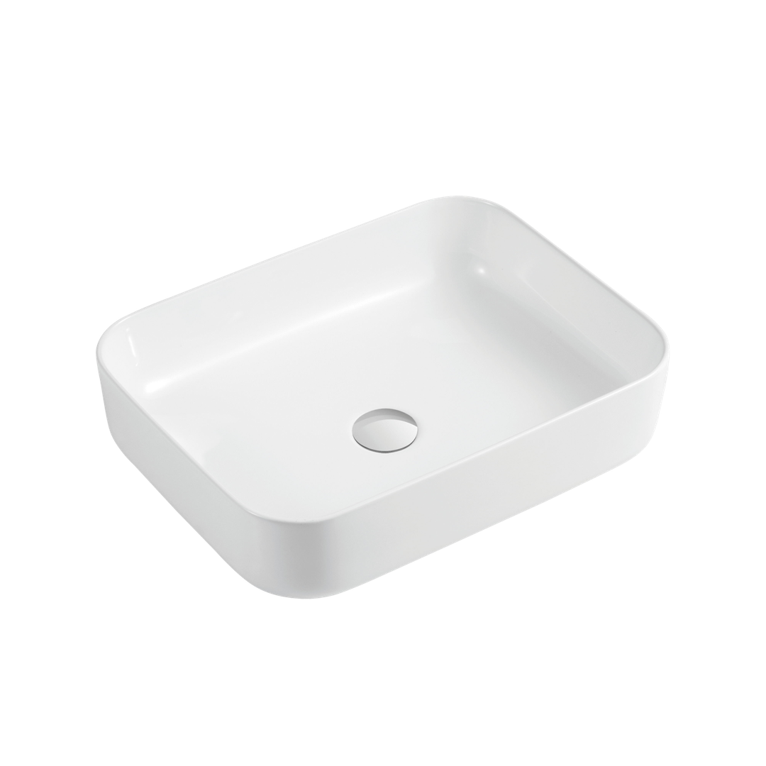 Oliveri Naples Rectangle Basin White