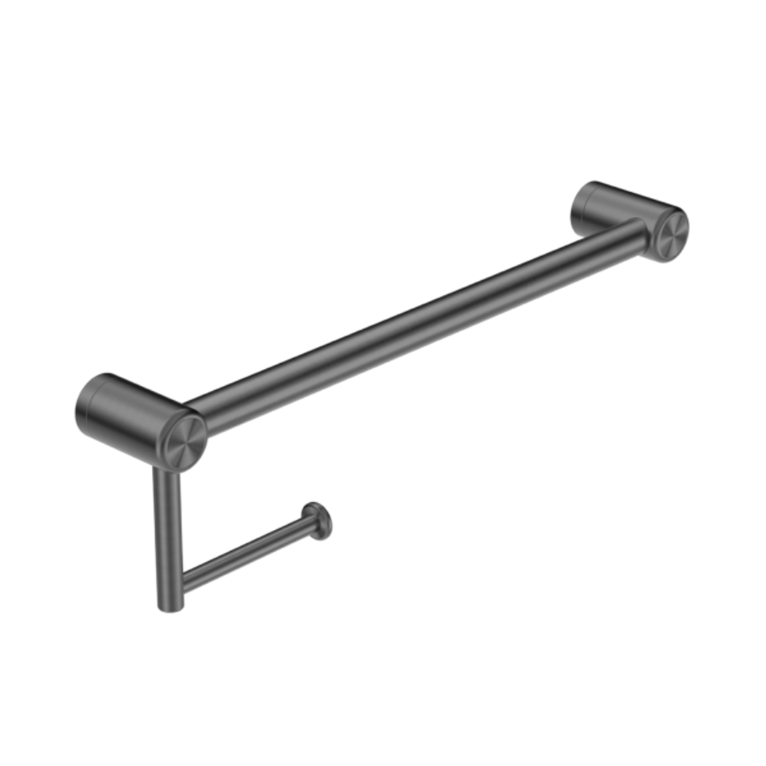 Nero Mecca Care 25Mm Toilet Roll Rail 300Mm Gun Metal