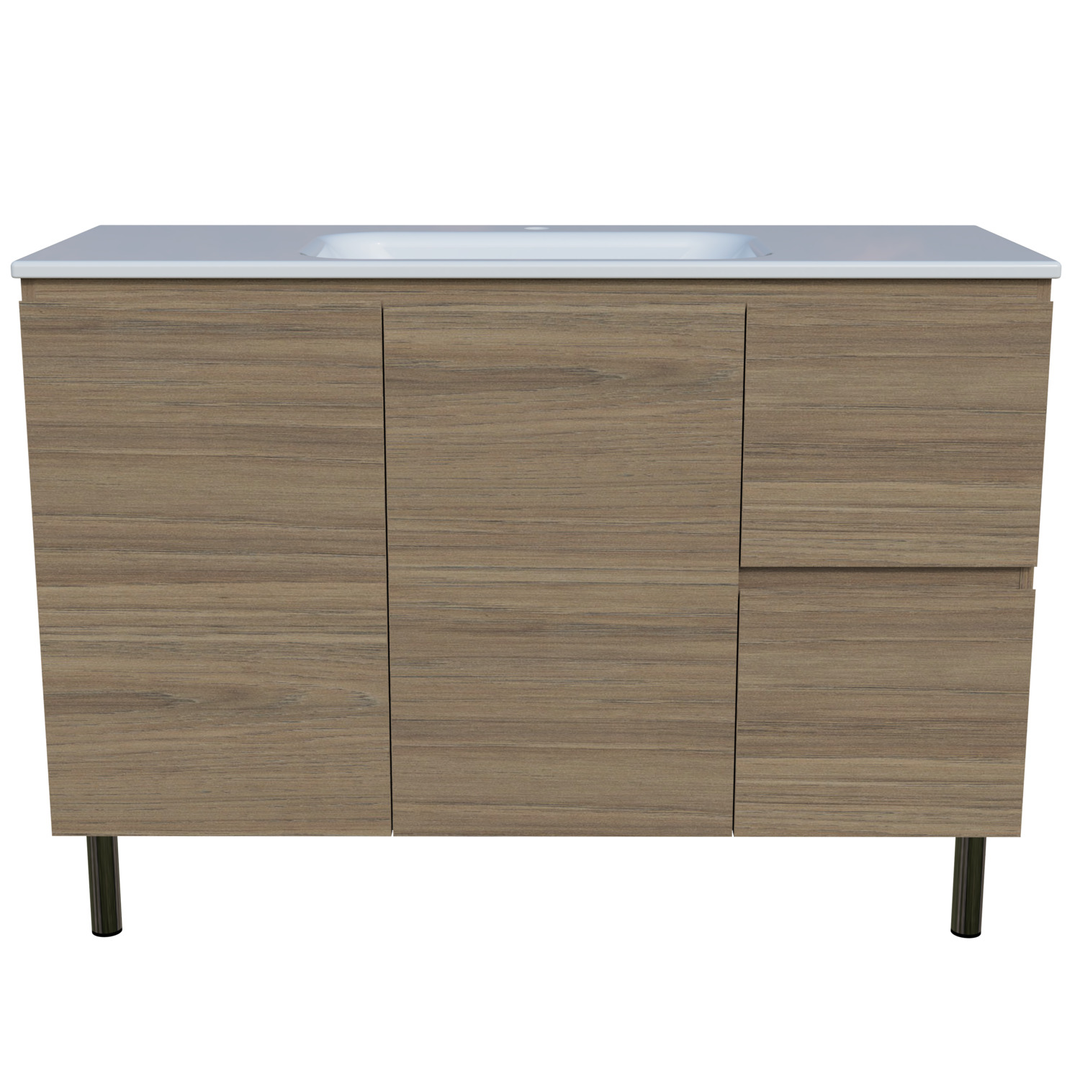 Timberline Nevada Vanity 1200mm Centre Bowl Stadium Top On Legs